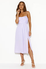 Channeling Moods Midi Dress Lilac
