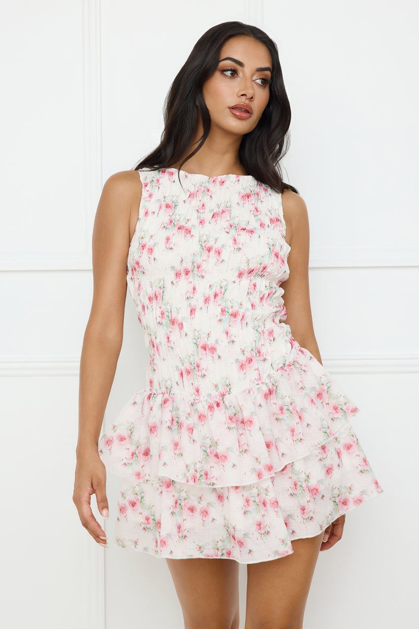 Sunset Sway Mini Dress Pink