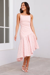 Delicacies Midi Dress Pink