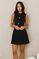 Luxe Intentions Mini Dress Black