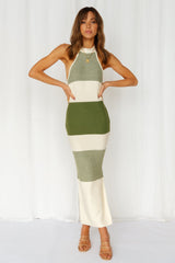 Dishing It Out Dress Olive