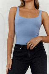 BASE Everyday Staple Singlet Top Soft Slate