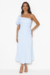 Blueberry Delight Midi Dress Blue