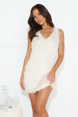 Perfect Pixie Mini Dress Beige