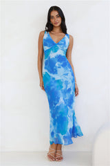 City Spell Maxi Dress Blue